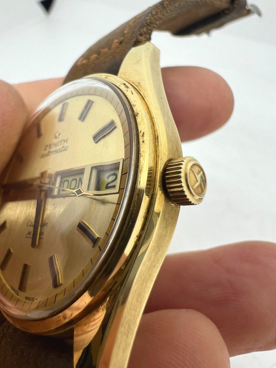 Zenith Captain Af/p Yellow Gold 18 Kt-photo-6