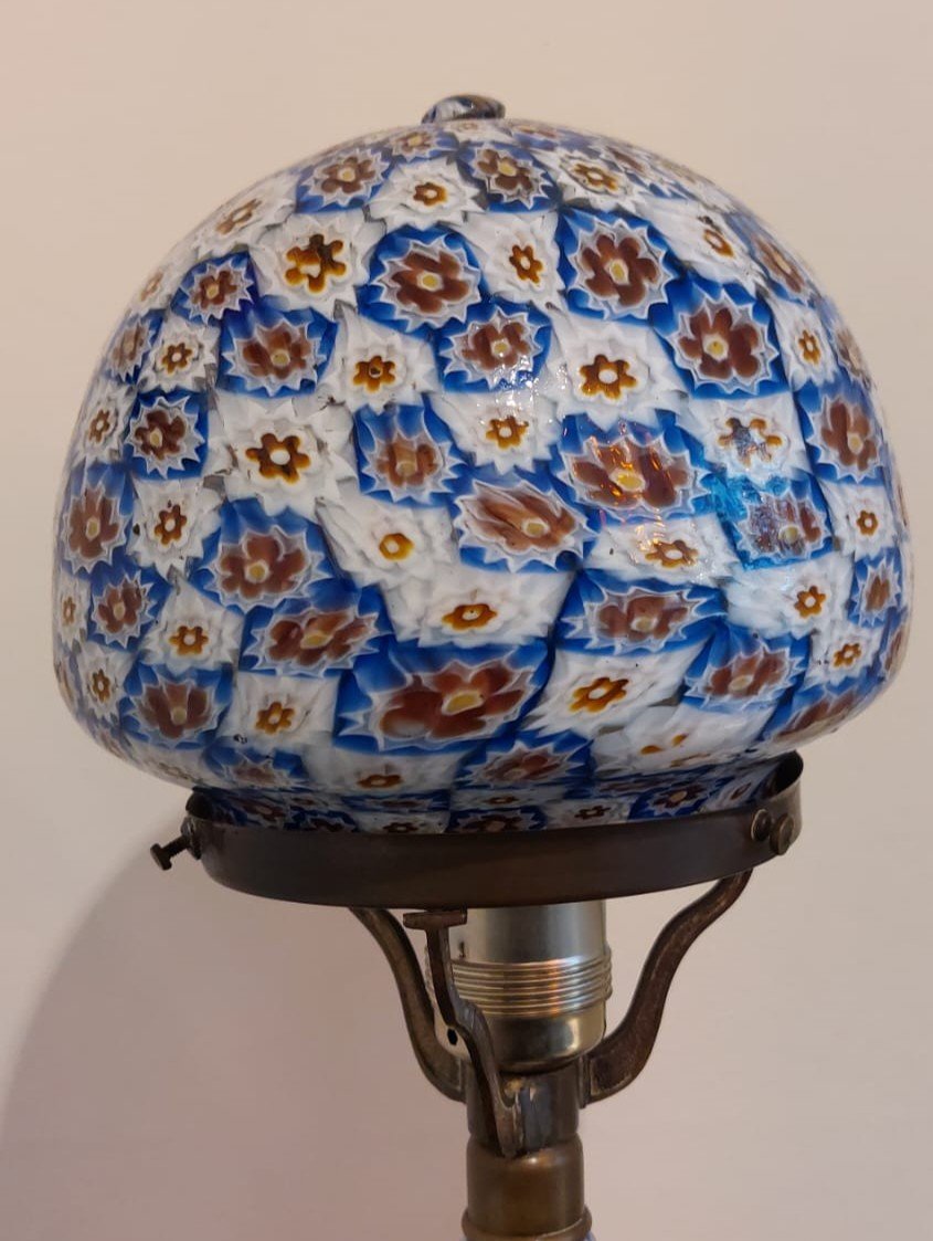 Lampe "millifiori"  Par Fratelli Toso, Vers 1900-photo-2