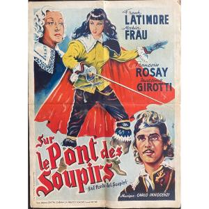 Poster Du Film Italien De 1953 « sul Ponte Dei Sospiri