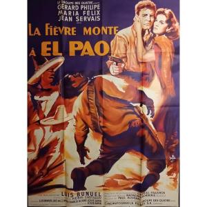 Poster Du Film Français De 1959 « la Fièvre Monte à El Pao »