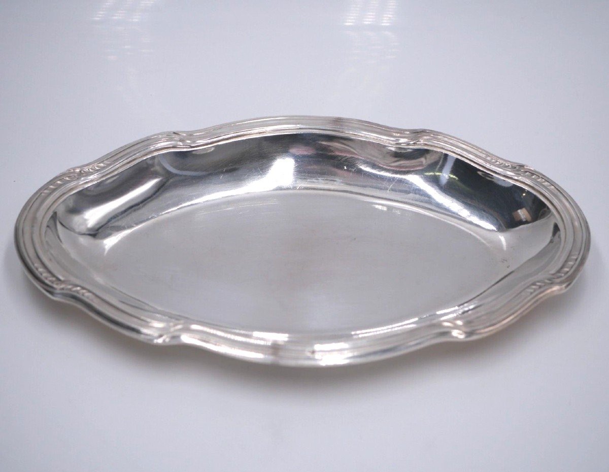 Oval Tray In Sterling Silver