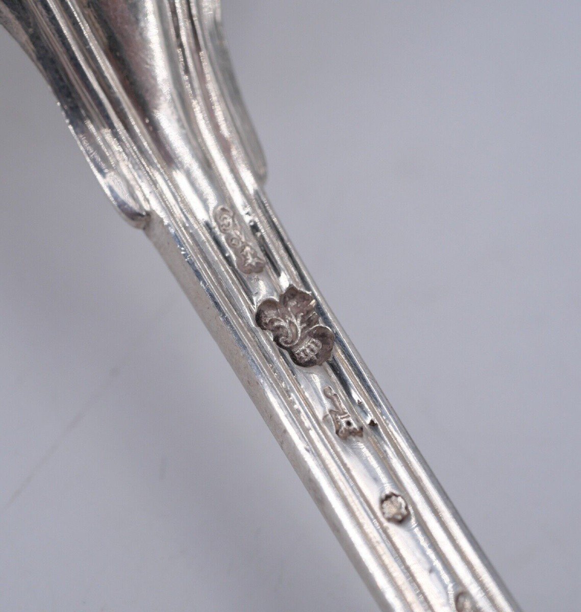 Sugar Spoon Or Sprinkler In Sterling Silver 18th Century-photo-2