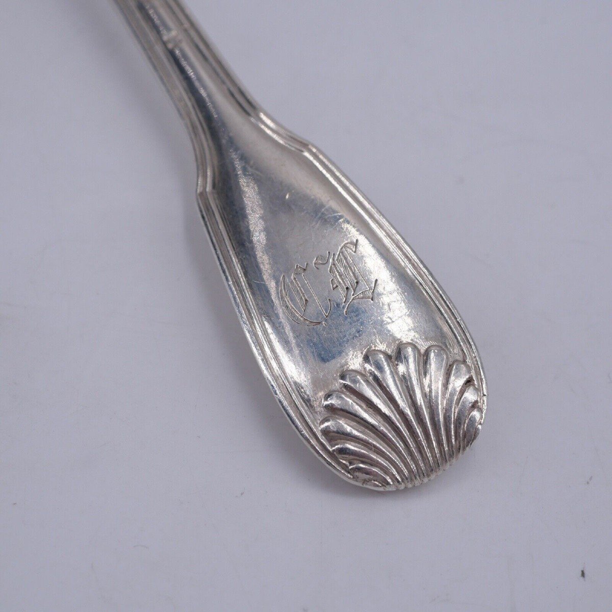 Sugar Spoon Or Sprinkler In Sterling Silver 18th Century-photo-3