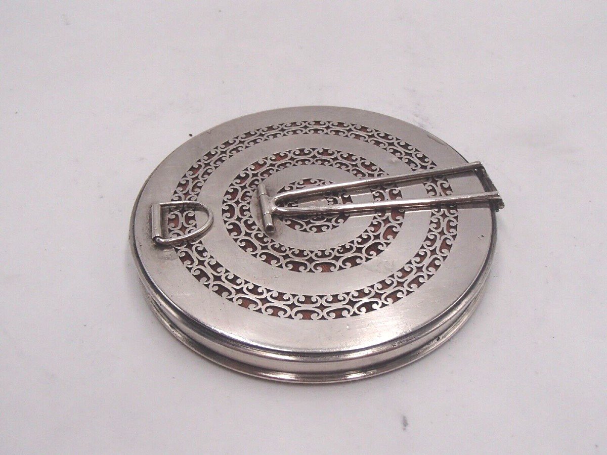 Pocket Mirror In Sterling Silver Rooster Hallmark