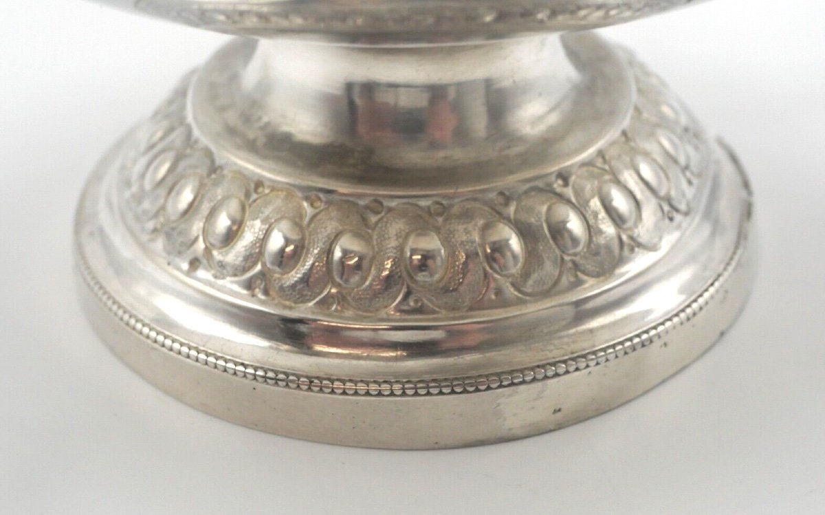 19th Century Solid Silver Wedding Cup-photo-4