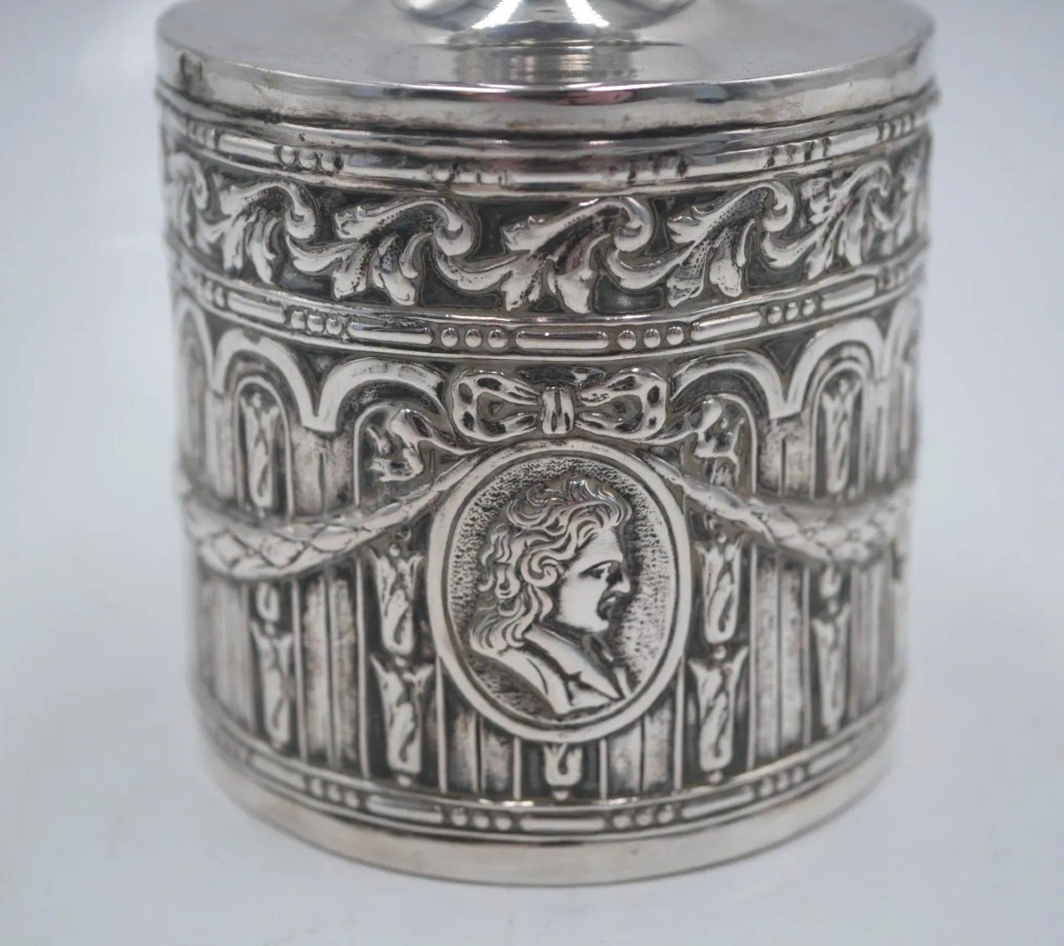 Hanau Sterling Silver Tea Box-photo-5