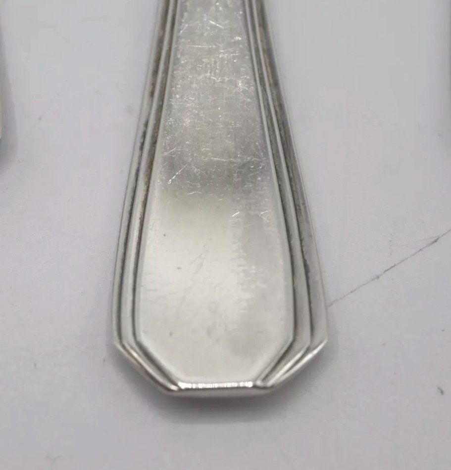 Set Of 12 Sterling Silver Oyster Forks By Puiforcat-photo-4