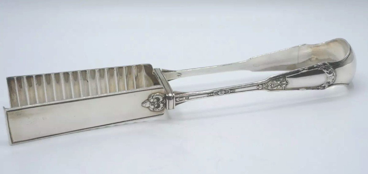 Sterling Silver Asparagus Tongs By Grandvigne