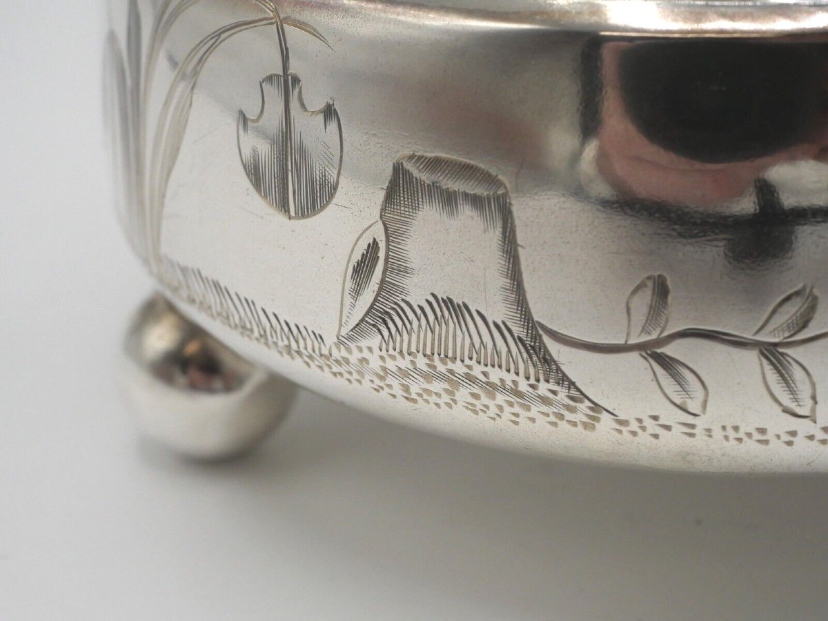 Cup, Basket In Solid Silver-photo-3