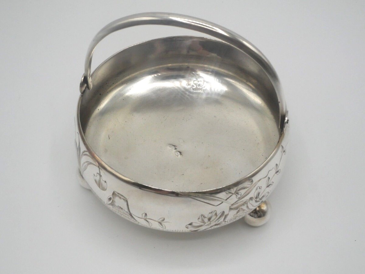 Cup, Basket In Solid Silver-photo-2