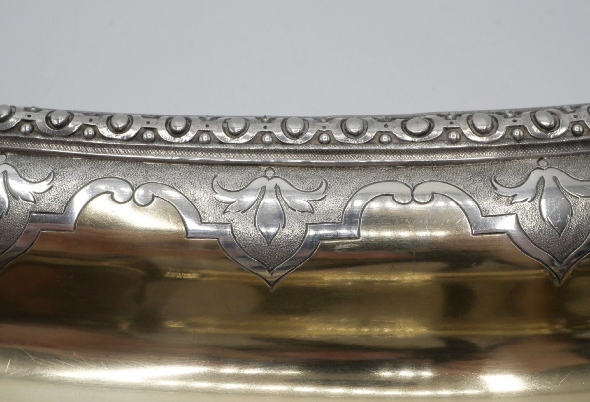 Solid Silver And Vermeil Bowl By Cardeilhac-photo-2