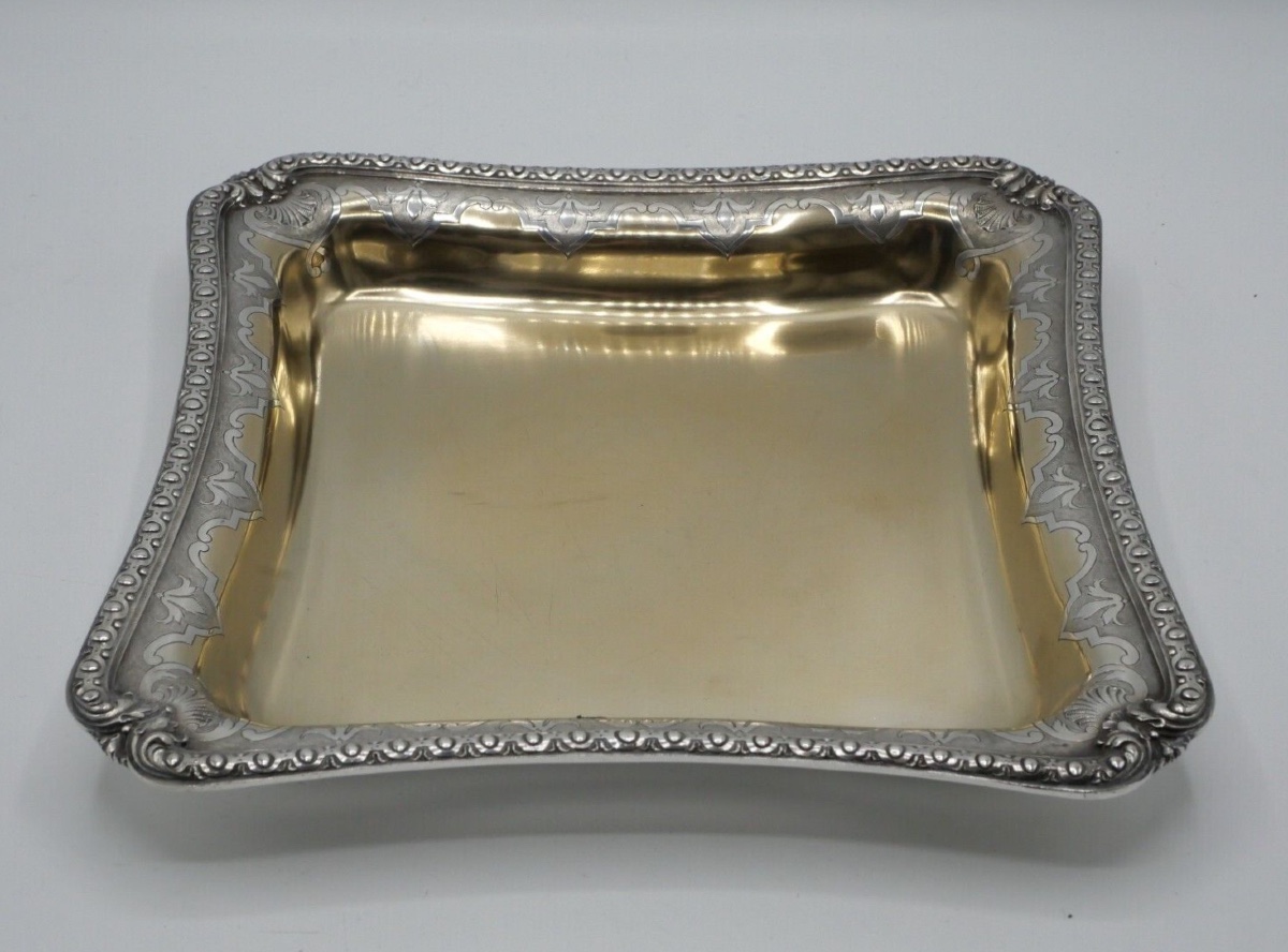 Solid Silver And Vermeil Bowl By Cardeilhac