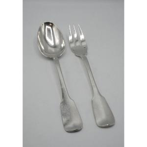 Odiot Sterling Silver Stew Serving Set