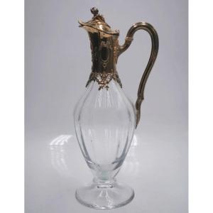 Glass And Silver-gilt Ewer By Tétard