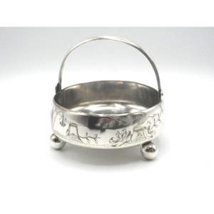 Cup, Basket In Solid Silver