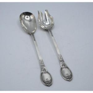 Gravoin Sterling Silver Salad Servers