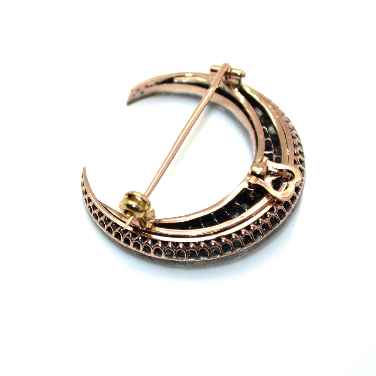 Broche Demi-lune Diamants-photo-2