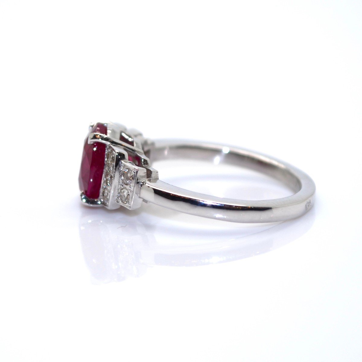 Bague Rubis Et Diamants-photo-3