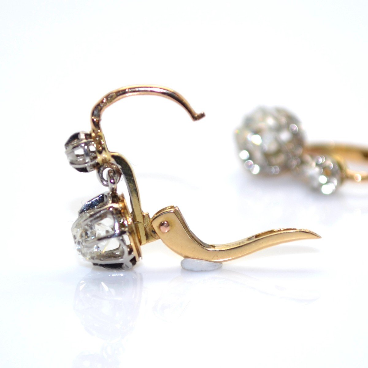 Dormeuses Diamond Earrings-photo-2