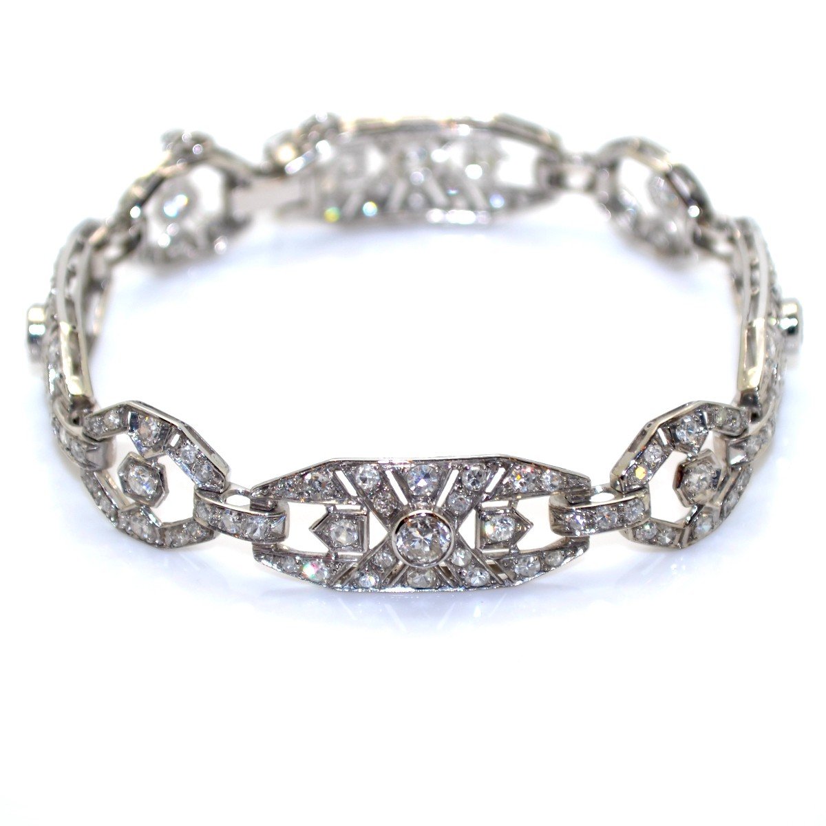 Diamond Art Deco Bracelet