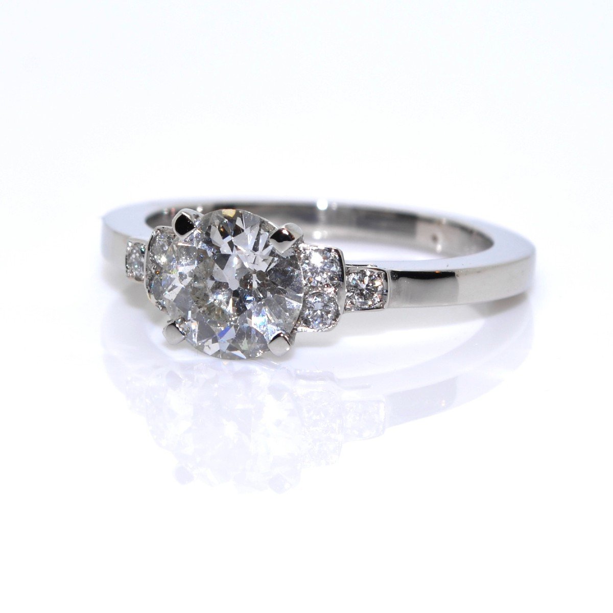 Diamond Solitaire Ring-photo-2