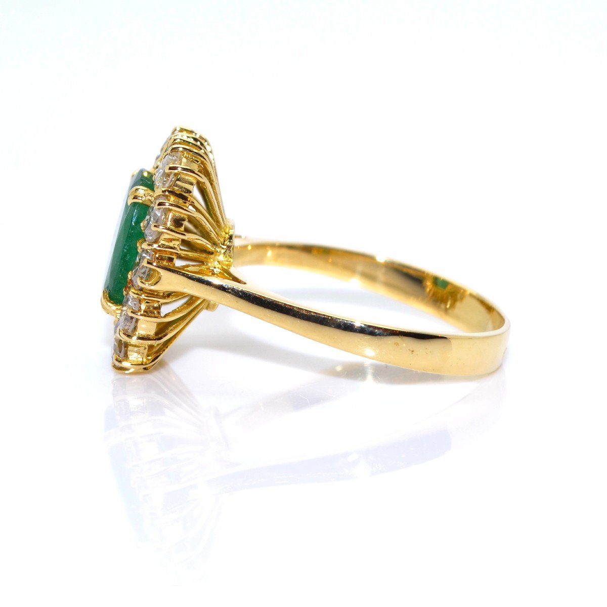 Emerald And Diamond Ring-photo-3