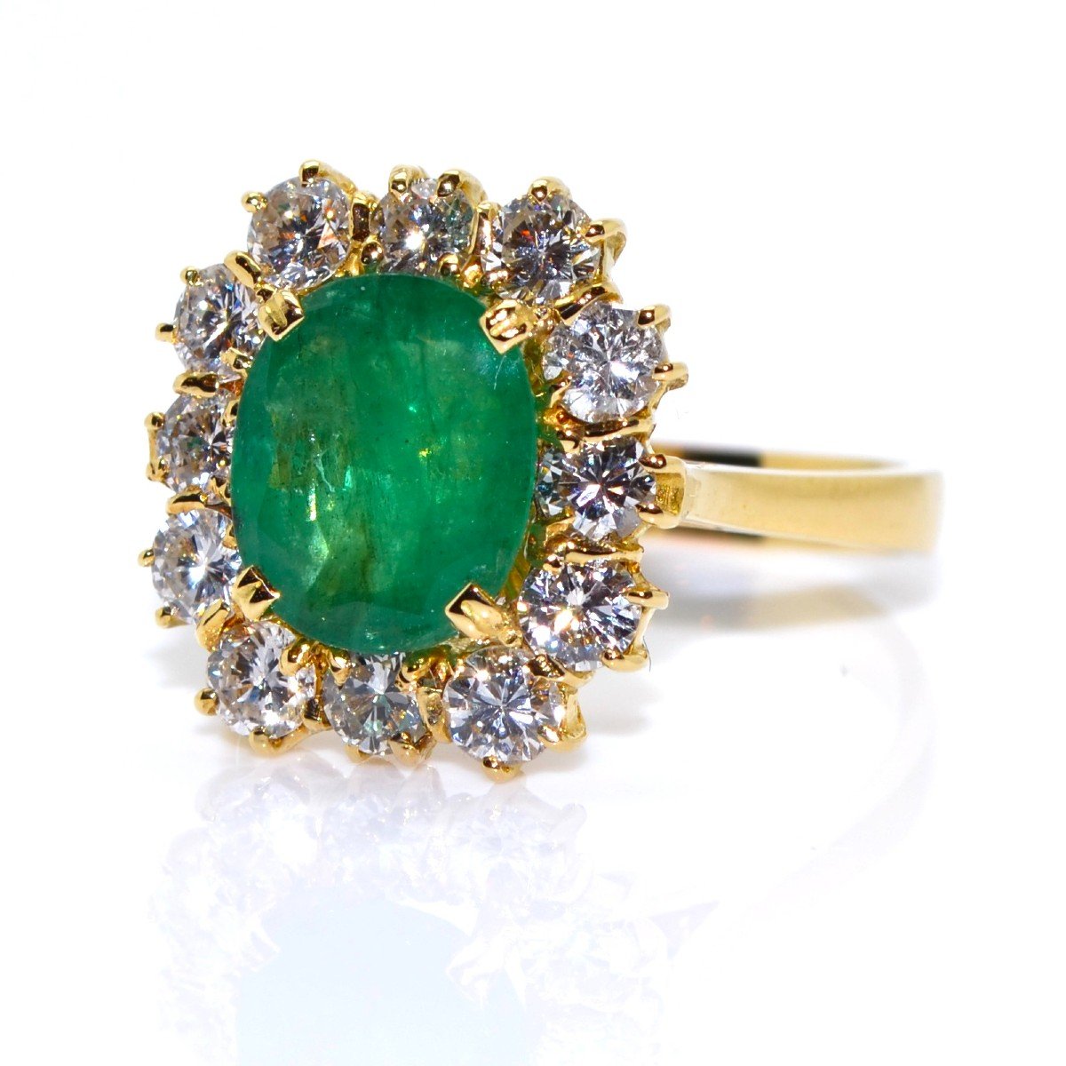 Emerald And Diamond Ring-photo-4