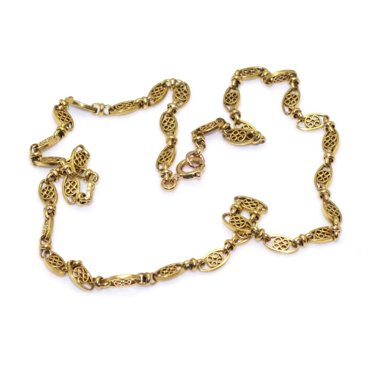 Antique Gold Necklace-photo-4