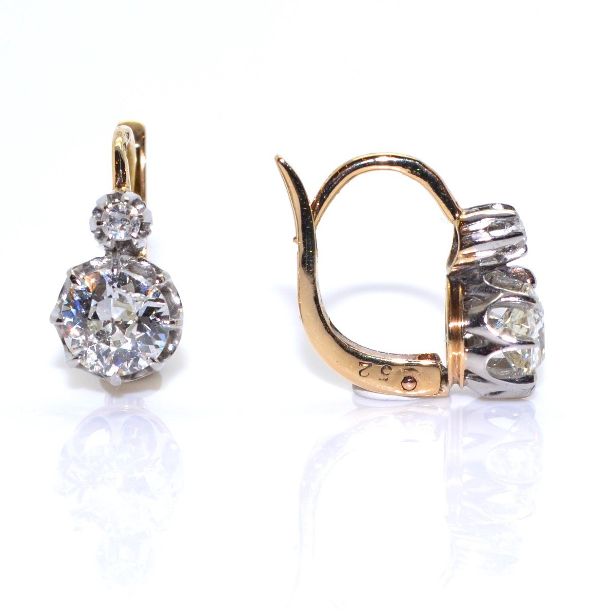 Dormeuses Diamond Earrings-photo-3