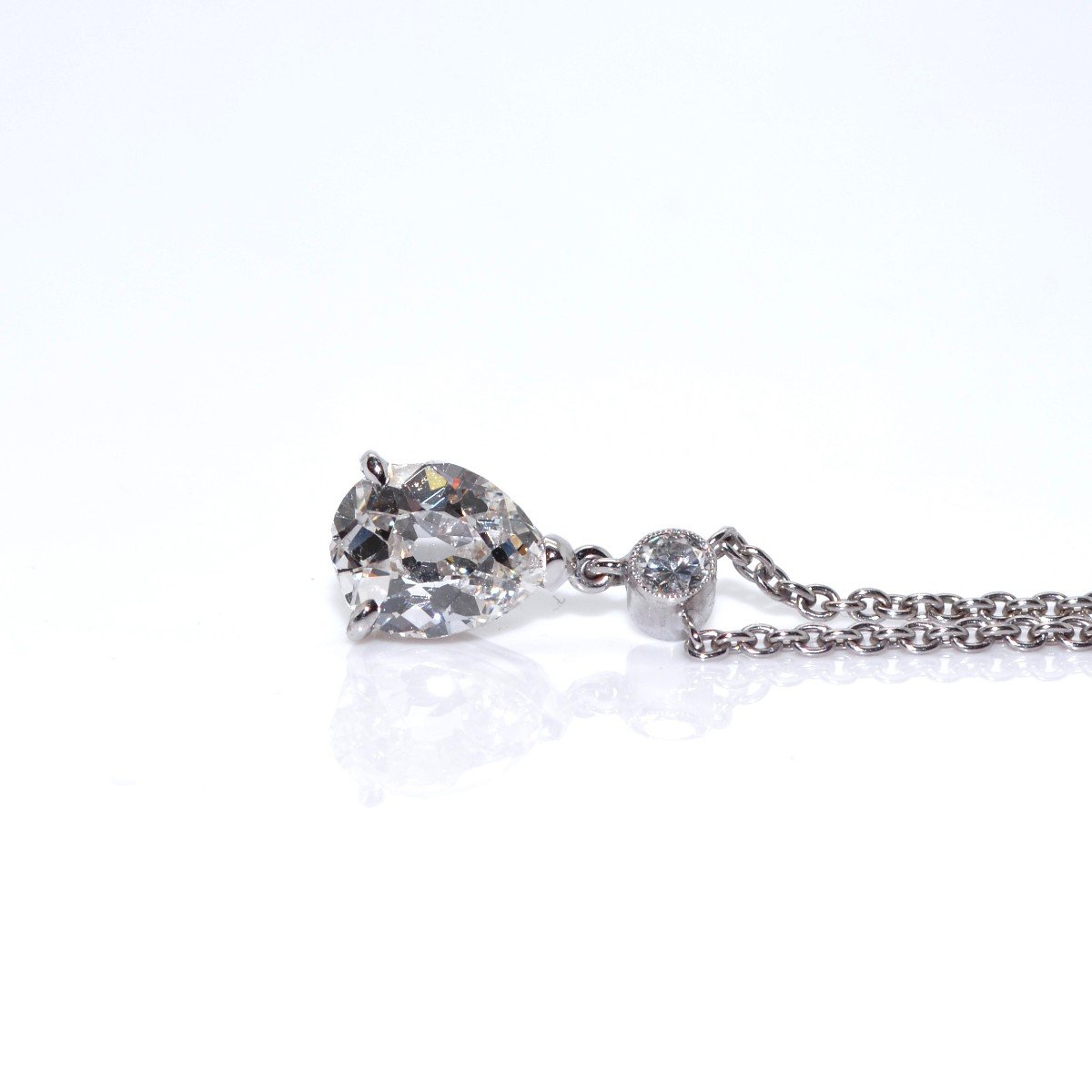 Diamond Pear Pendant-photo-2