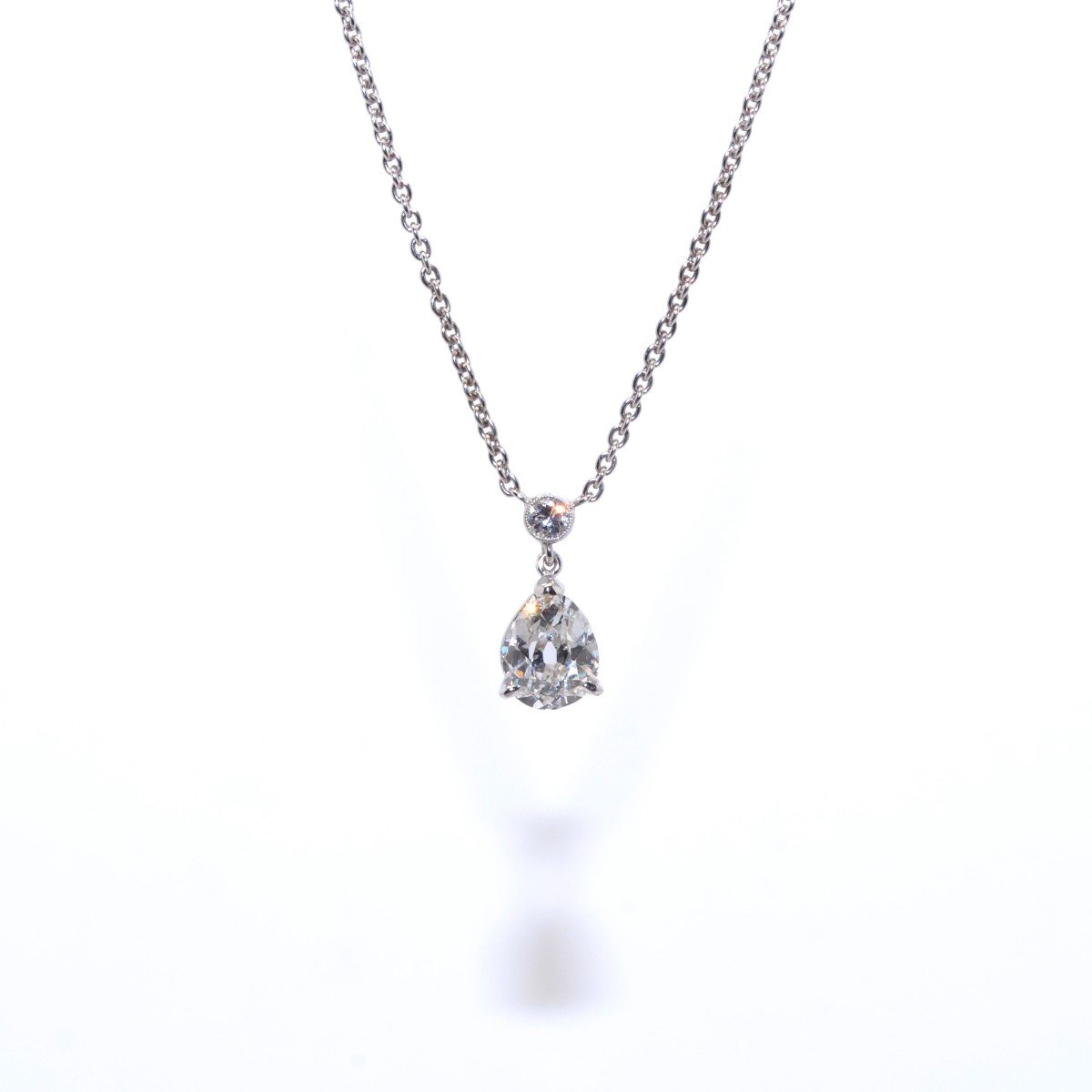 Diamond Pear Pendant-photo-1