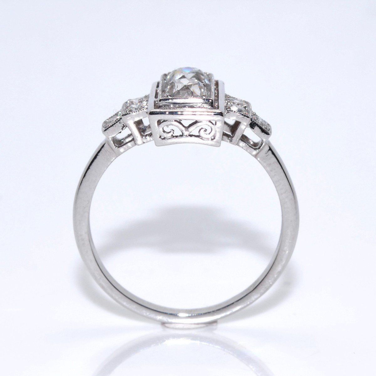 Diamond Art Deco Ring-photo-2