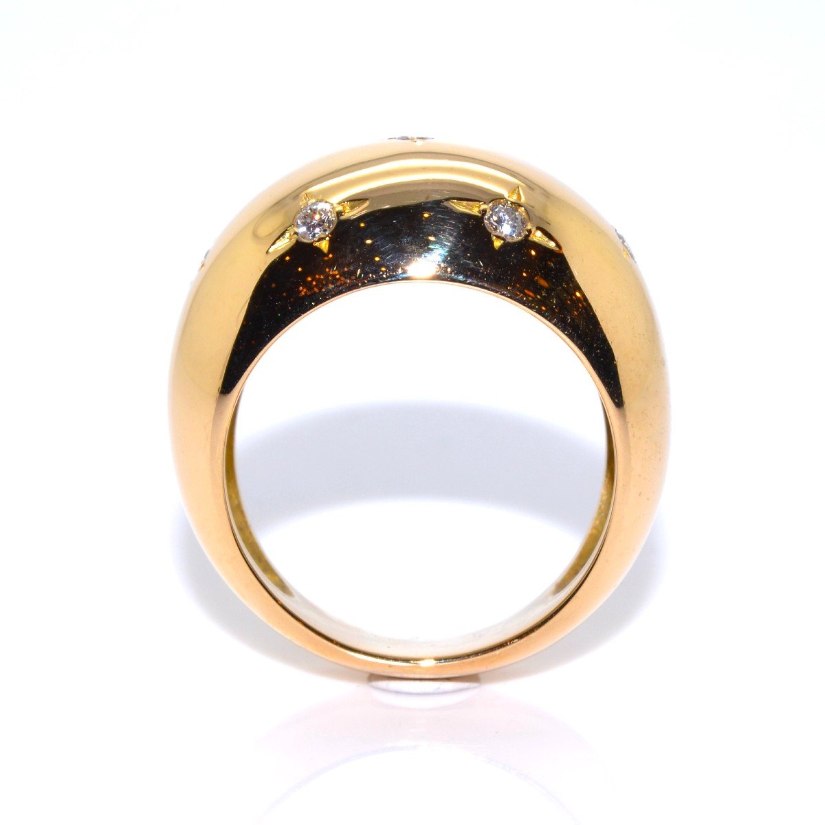 Bague Boule Constellation En Or Et Diamants-photo-2