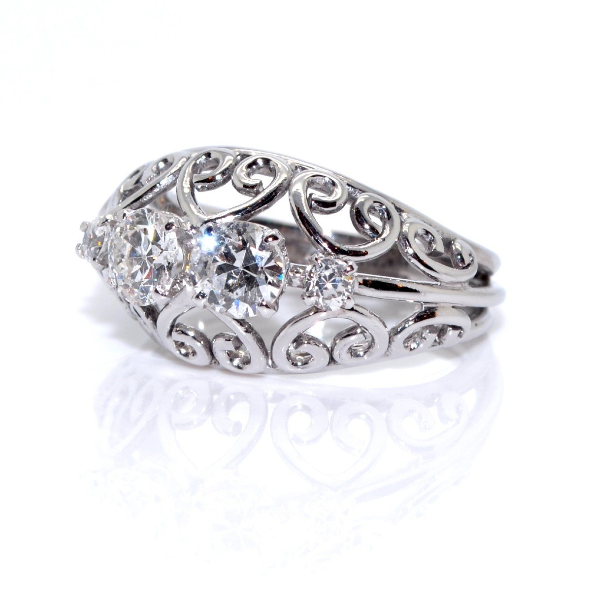 Bague Vintage Diamant-photo-4