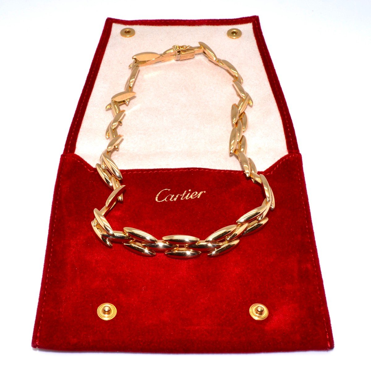 Cartier - Collier Gentiane En Or Jaune-photo-2