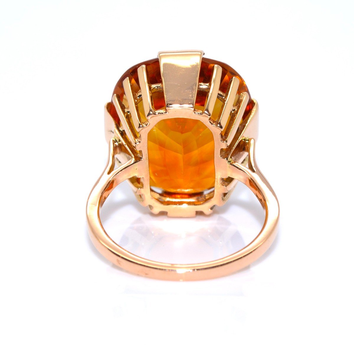 Bague Citrine Vintage-photo-2