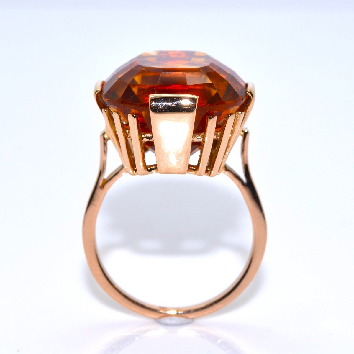 Bague Citrine Vintage-photo-2