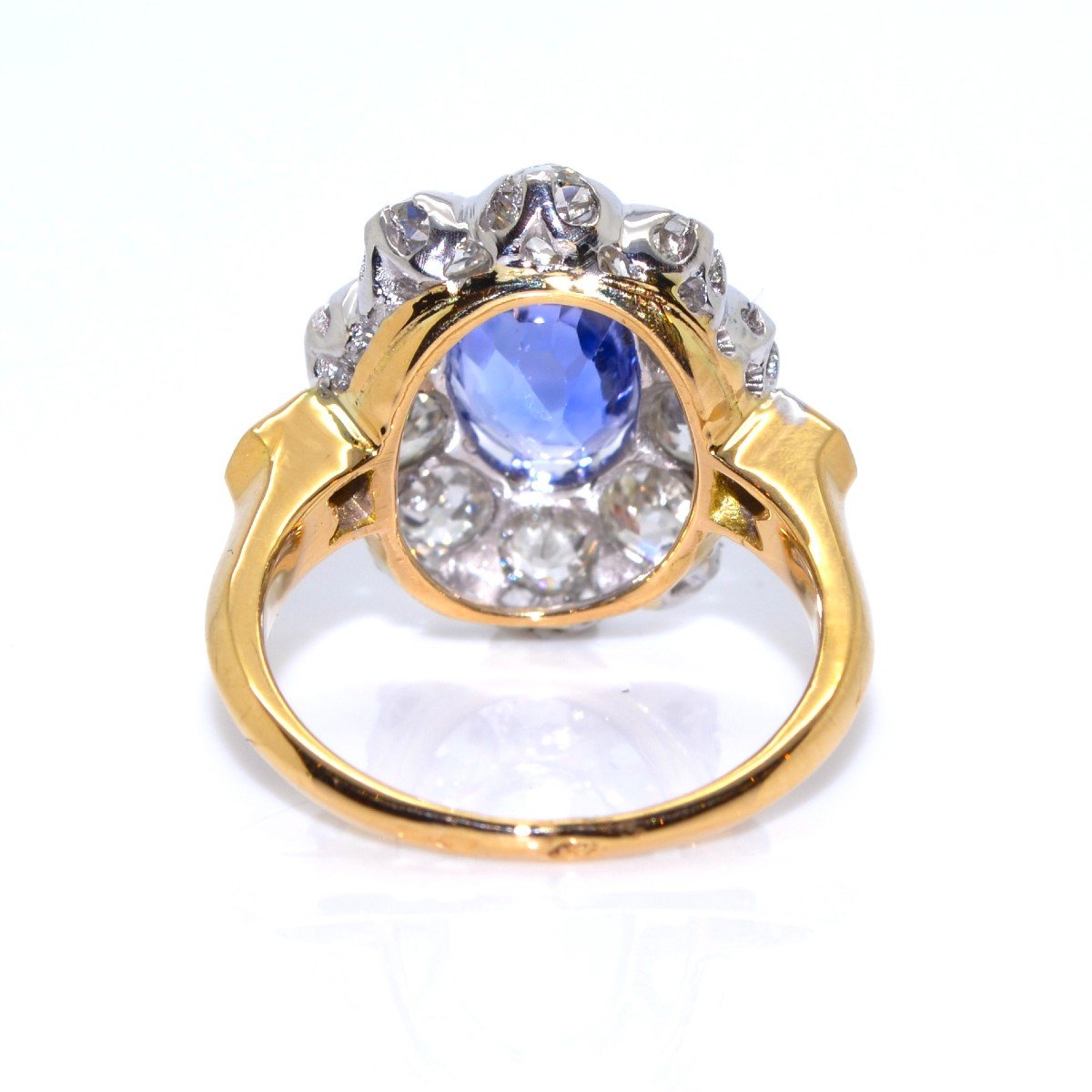 Bague Pompadour Saphir Et Diamants-photo-2