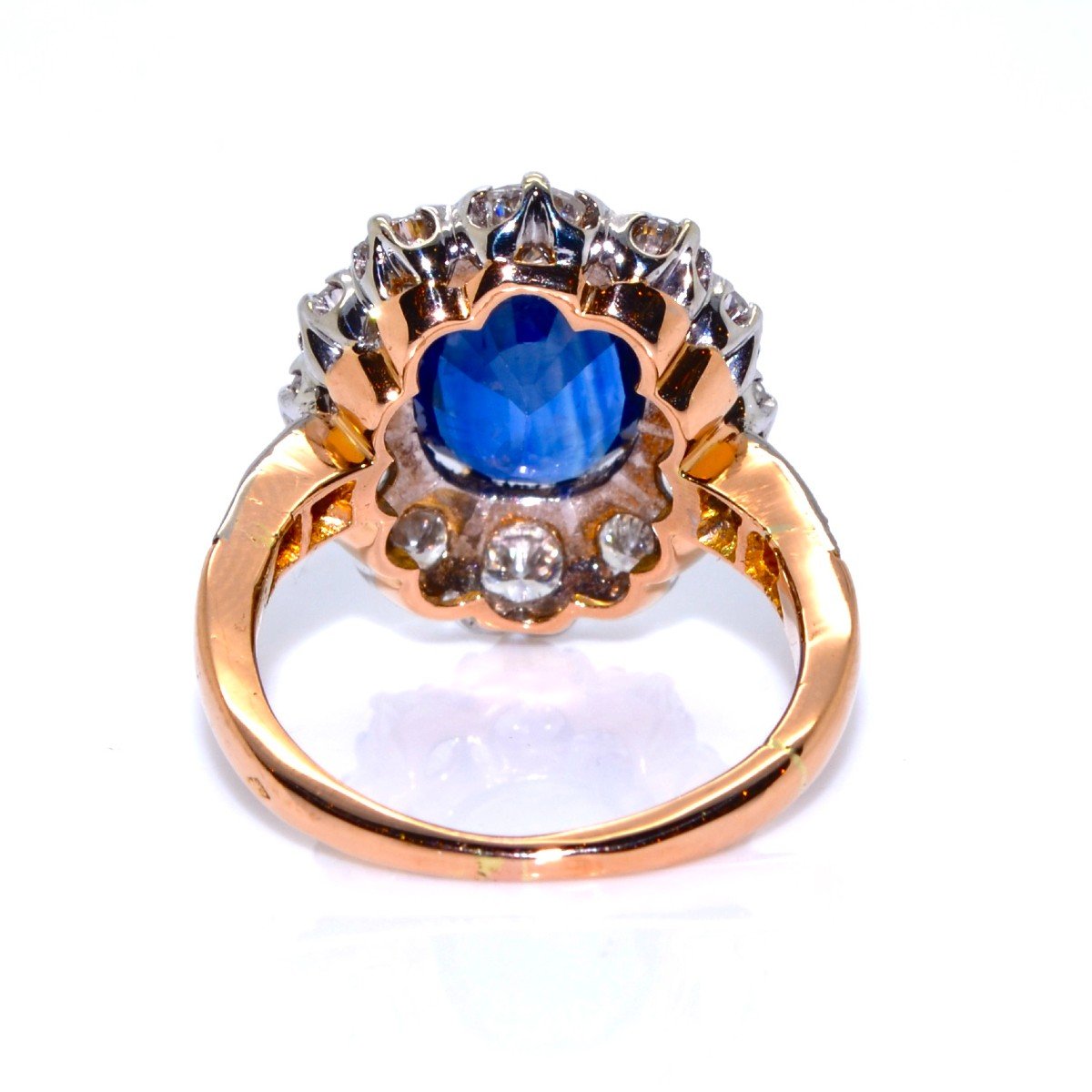 Bague Pompadour Saphir Et Diamants-photo-2