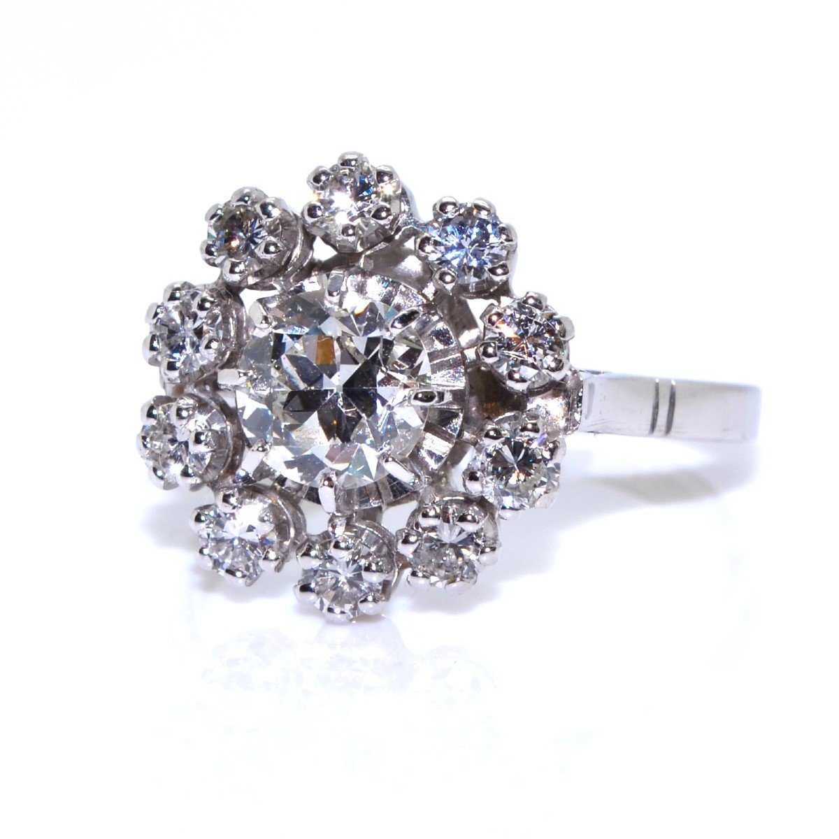 Bague Marguerite Diamants-photo-4