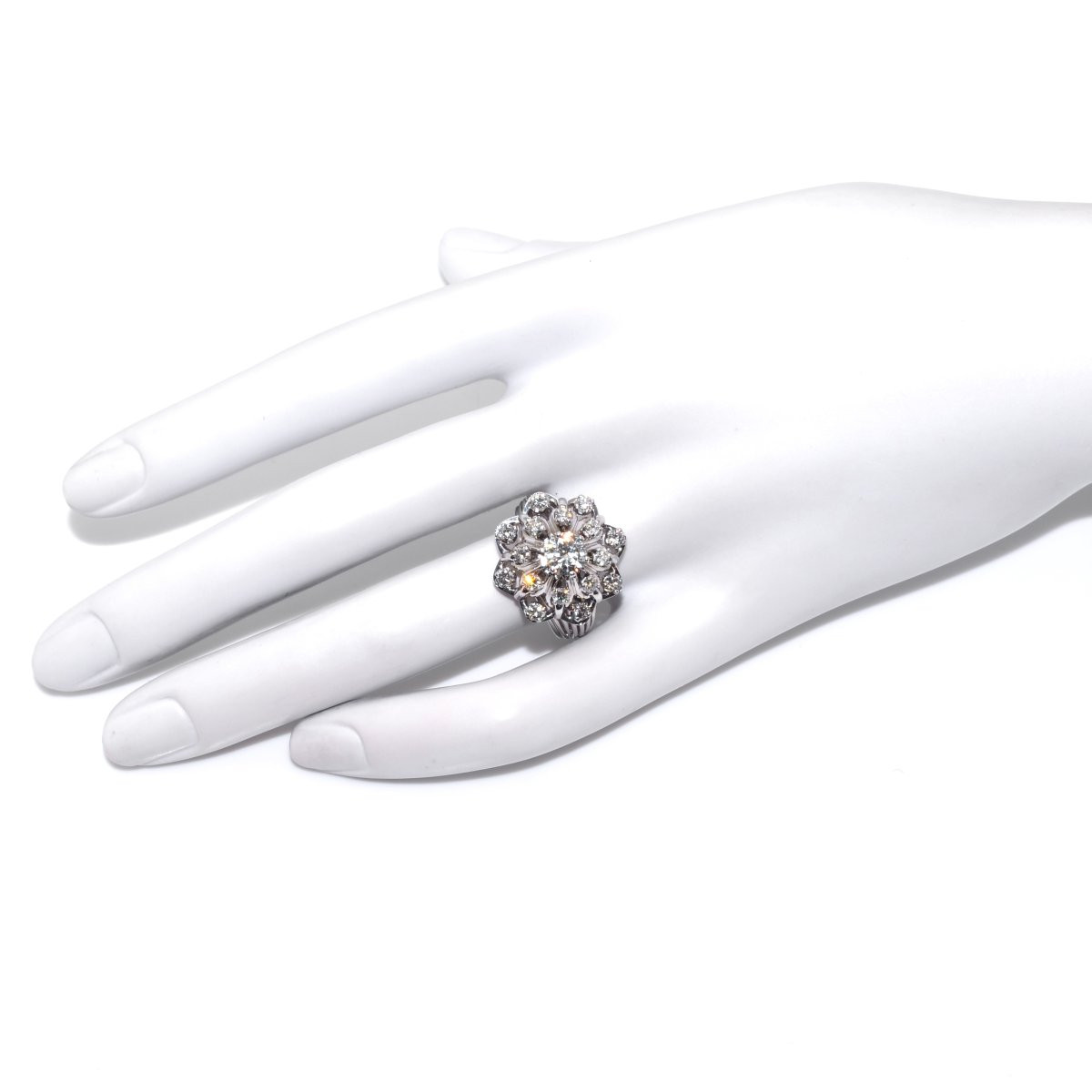 Bague Marguerite Diamants-photo-1