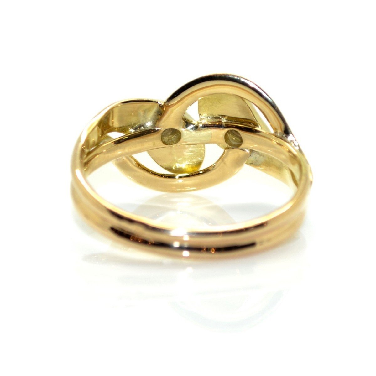 Gold And Diamond Snake Ring-photo-4