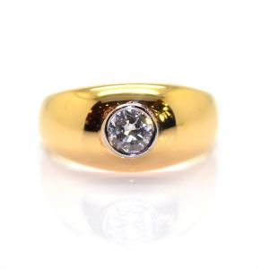 Gold And Diamond Ring