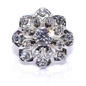 Bague Marguerite Diamants