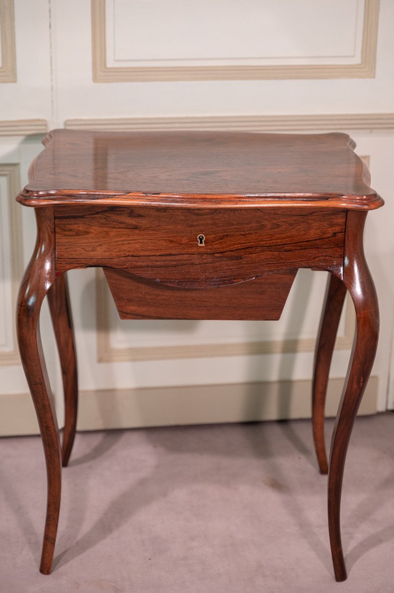 Work Table Called "worker" In Rosewood Veneer