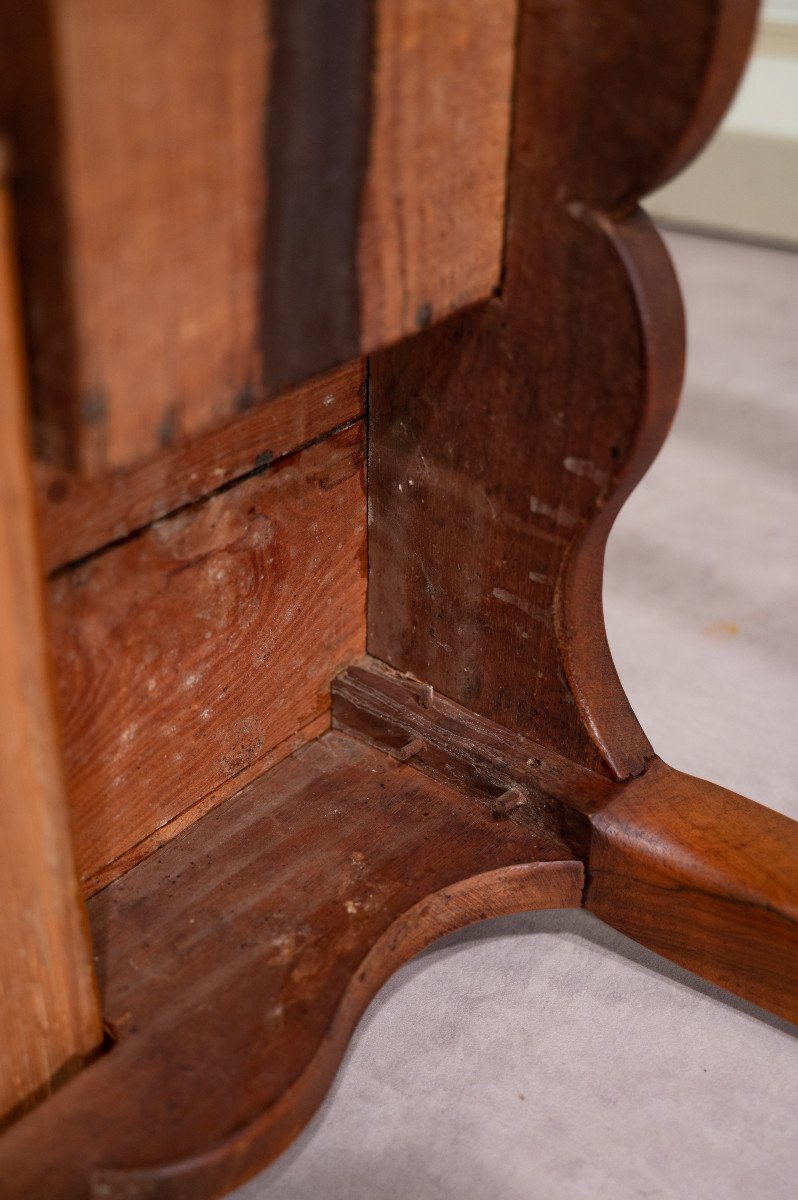 Louis XV Games Table In Walnut-photo-3