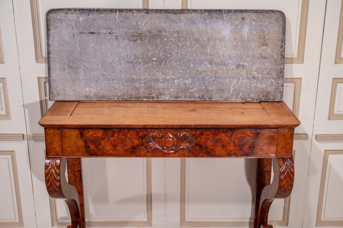 Console En Noyer Restauration-photo-4