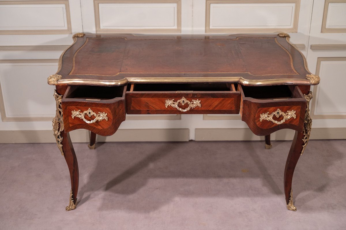 Louis XV Style Flat Desk-photo-3