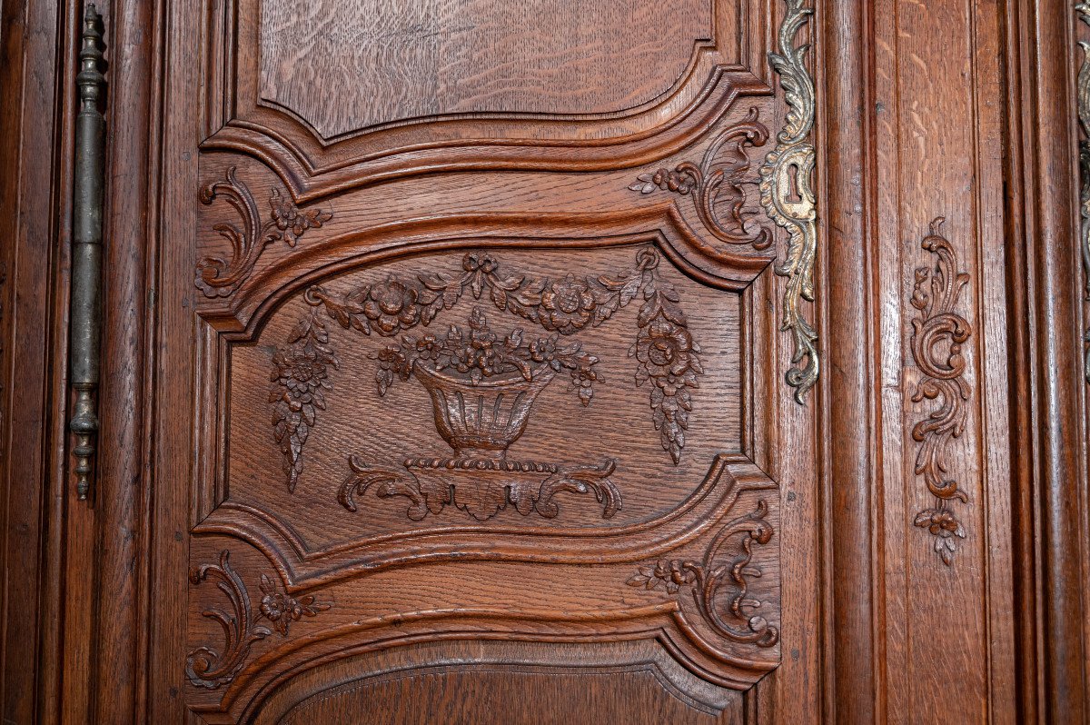 Armoire Normande De Château époque Fin XVIIIème Siècle-photo-3