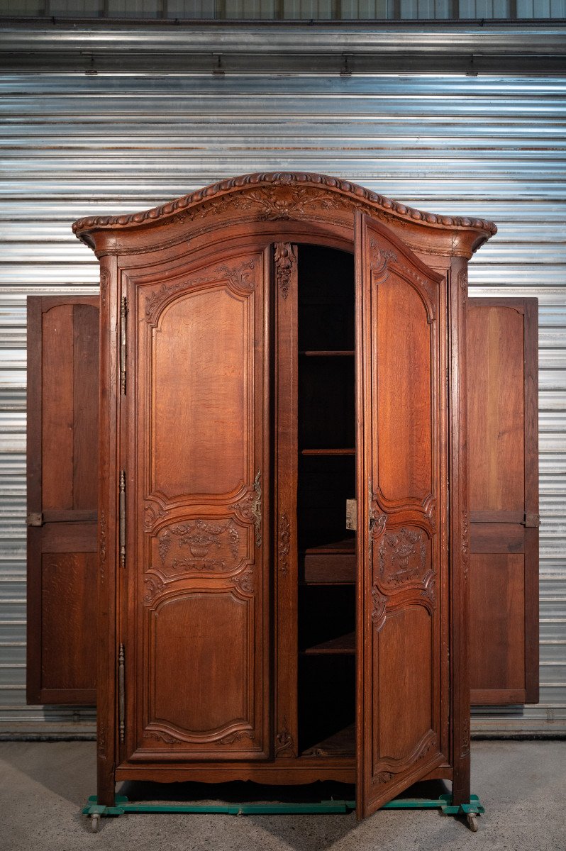 Armoire Normande De Château époque Fin XVIIIème Siècle-photo-2